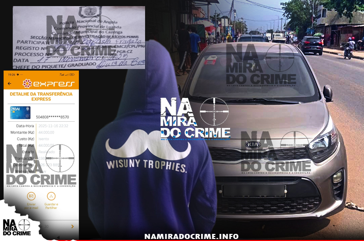 No Cazenga: Motorista de aplicativo é assaltado por bandido que antes entrou na esquadra do alfa 5 para falar com amigos