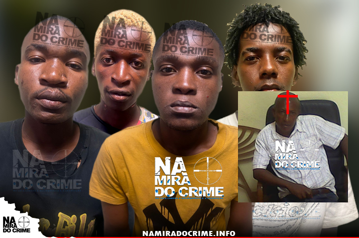 Conheça os rostos dos bandidos que assassinaram o jornalista (José Marino) da Rádio Nacional de Angola