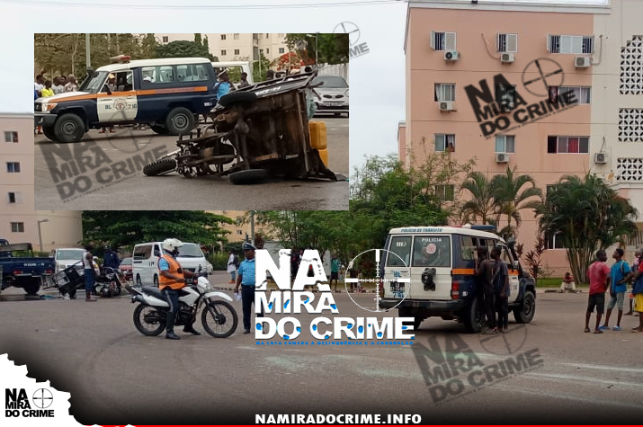 Colisão Entre Motociclo e Toyota Hiace Provoca Nove Feridos no Kilamba
