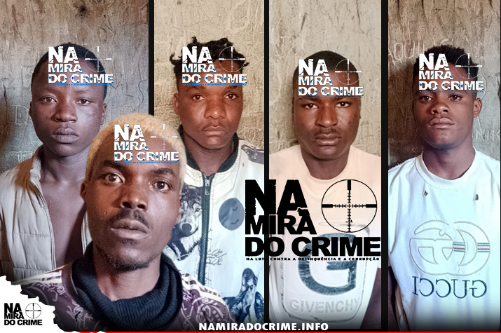 Polícia no Lubango desmantela cinco elementos do grupo de marginais “MINI-BEIZY” que tirava sossego a população do bairro Lalula