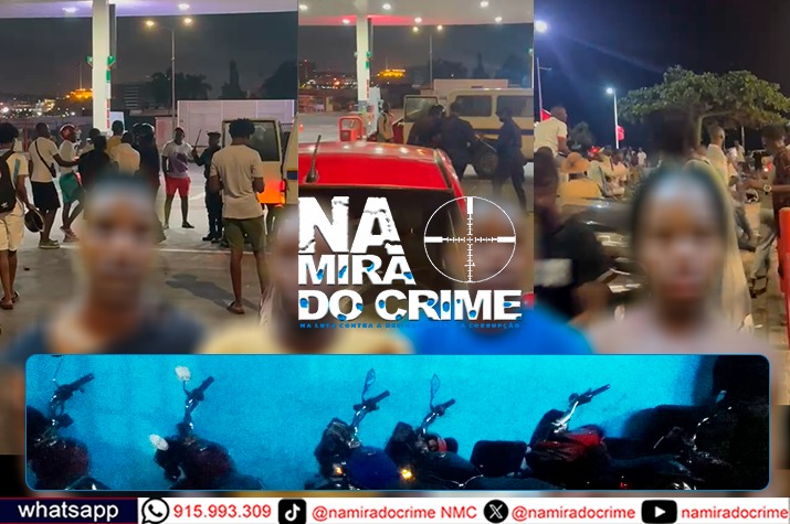 Quatro detidos e seis motorizadas apreendidas após desordem pública nas bombas da Pumangol da Ilha de Luanda