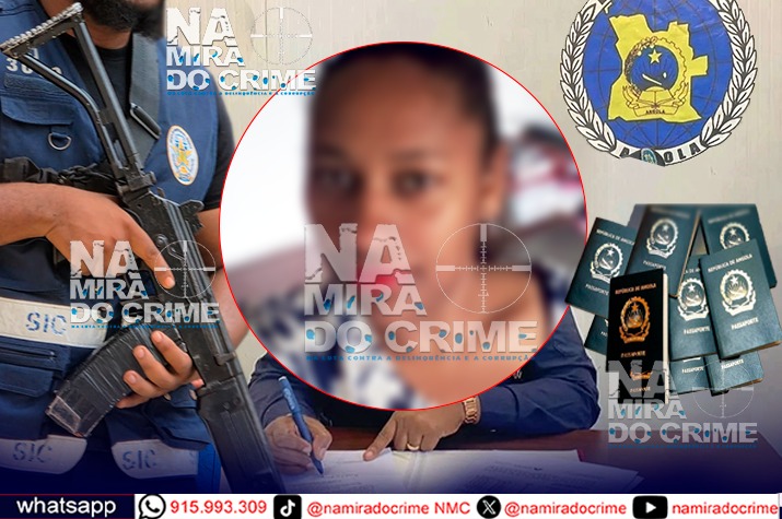 3ª Subchefe do SME <Ana Soares> apanhada com volume de documentos no carro para “faturar” com a imigração ilegal sai em liberdade em troca de 300 mil kwanzas, processo segue para instrução preparatória
