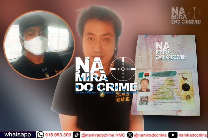 Chinês tenta ludibriar autoridades Angolanas com passaporte de um seu compatriota e acaba detido