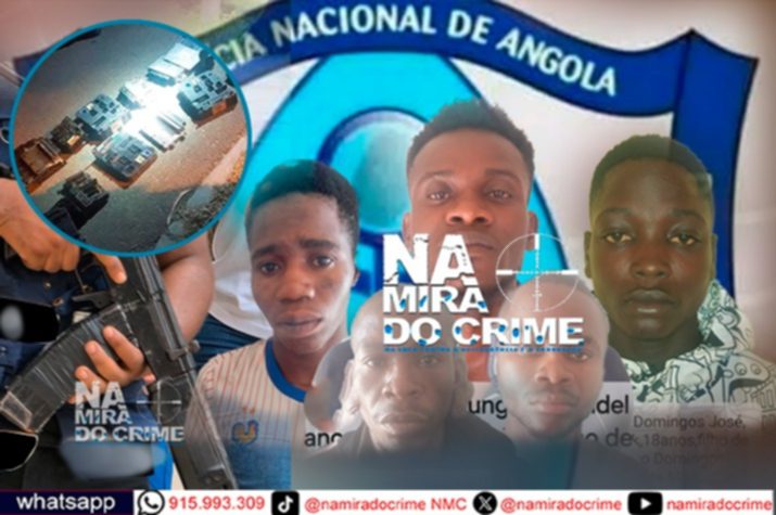 DIIP-Luanda desmantela quadrilha organizada especializada em furto de placas de viaturas que actuavam nas nas centralidades do Kilamba, Sequele, Vida Pacífica, Quilómetro 44 e na Centralidade do Dundo na província da Lunda-Norte