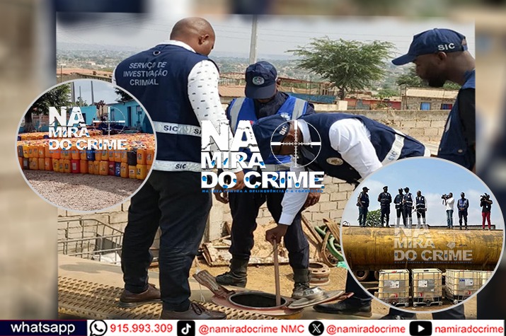 SIC desmantela estaleiro clandestino de contrabando de combustíveis em Cacuaco e apreende mais de 200 mil litros de gasóleo