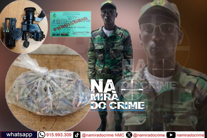 Desvio de meios Militares: Soldado das FAA detido no Aeroporto de Cabinda quando transportava mais de cem munições de AKM para Luanda