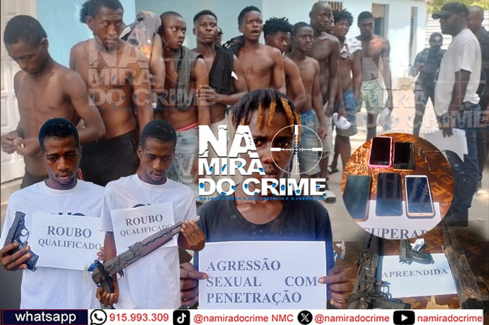 Na Maianga: "Operação “Binária” captura "Elementos do SIC" e "Man Jack" bandidos altamente perigosos que assaltavam com armas pesadas