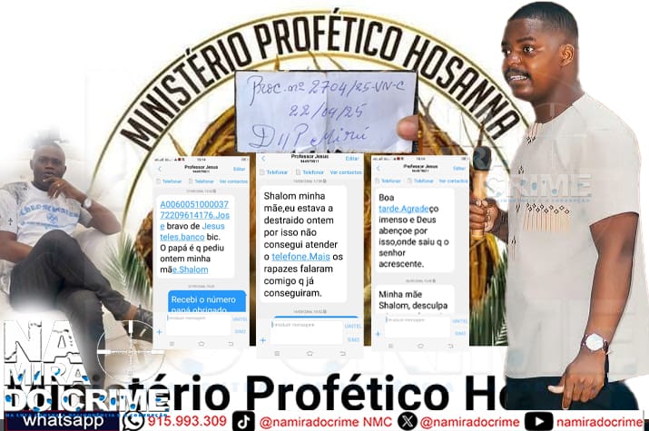 Na Rua da Vergonha: Pastor da Igreja Ministério Profético e seu adjunto acusados de envolvimento em caso de burla