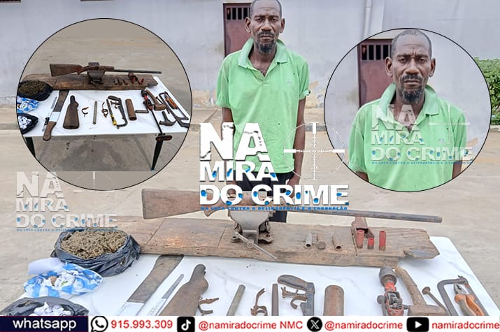 Desmantelada em Cabinda 'fábrica' de material bélico que abastecia os bandidos