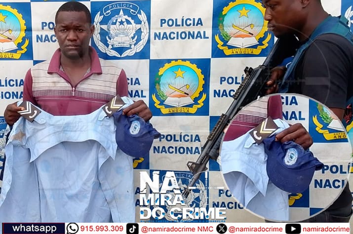 Diz que está preso injustamente: Polícia em Cacuaco detém cidadão por falsa qualidade