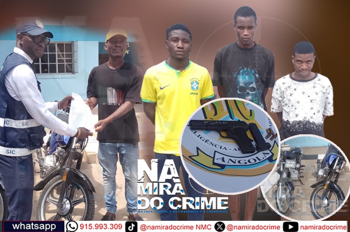 São do bairro Malanjinho: Homens do colete azul capturam bandidos que assaltavam moto-taxistas com arma de fogo