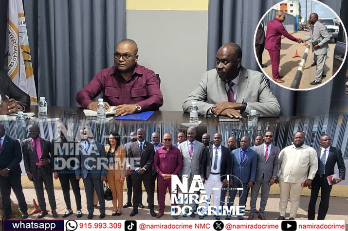 Procurador-Geral Adjunto da República e acompanhante da região Judiciária Norte visita o Serviço de Investigação Criminal em Malanje