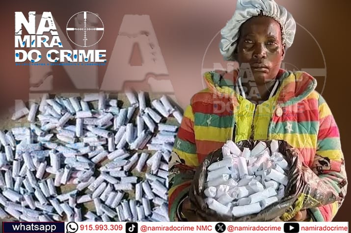 Cidadã de 50 anos detida no Lubango após ser flagrada com 235 embrulhos de liamba - cada "taco" custa 150 Kz