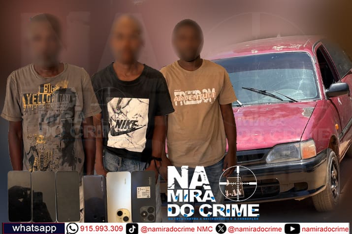 DIIP-Luanda detém três cidadãos acusados de simularem serviço de táxi (na via expressa)  para furtarem telemóveis dos passageiros