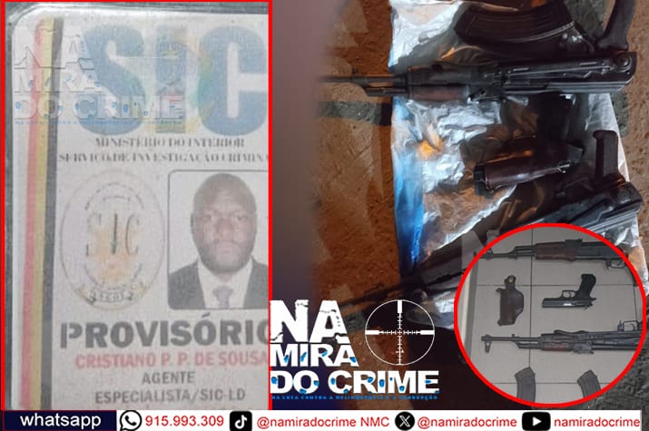 Depois de escapar da interpelação - Suposto efectivo do SIC detido em posse de três armas de fogo em Luanda