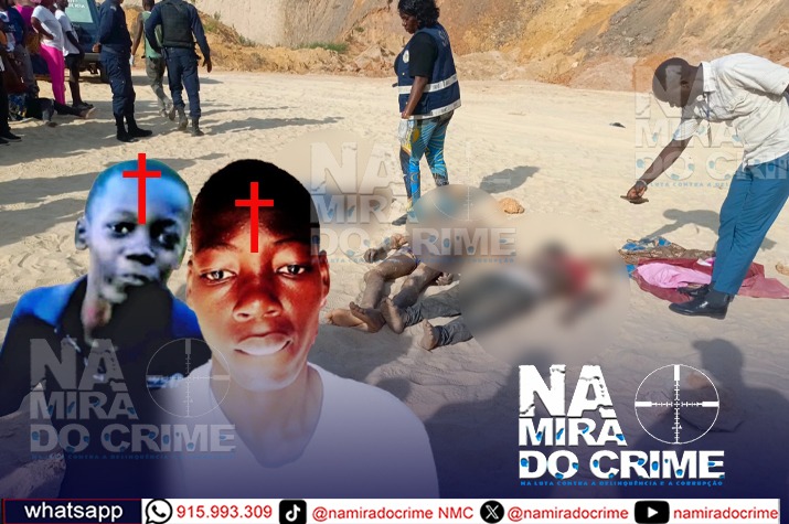 No Sequele- Desabamento de terra mata 02 irmãos adolescentes durante escavação de terra na empresa Ngola Luís