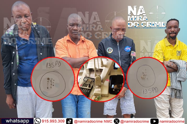 SIC detém em Malanje quatro cidadãos nacionais com mais de 60 pedras de diamantes
