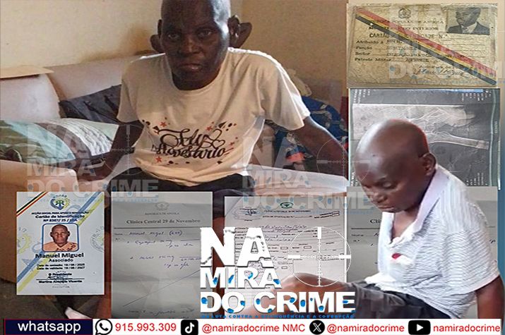 Ex- funcionário do SINSE- Idoso de 76 anos aguarda há dois anos por cirurgia e pede ajuda urgente em Luanda