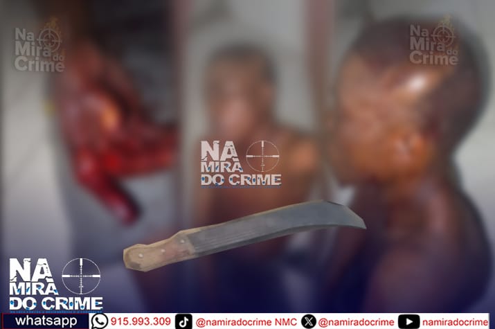 No Bakita Nkosi - Briga por causa de um bloco quase termina em tragédia: Jovem de 17 anos atacou o vizinho com golpes de catana na cabeça e no braço