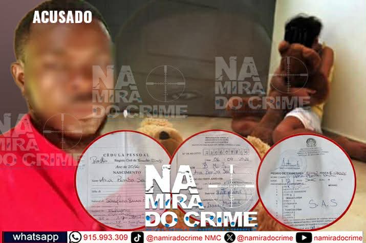 Acusado de "drogar" a sobrinha da mulher no sumo de palinha: Autoridades procuram cidadão de 32 anos acusado de agredir sexualmente menor de 12 anos de idade em Talatona