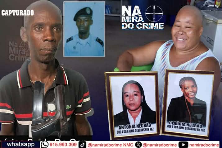 Capturado subinspector da polícia que matou a sogra e a filha no Zango