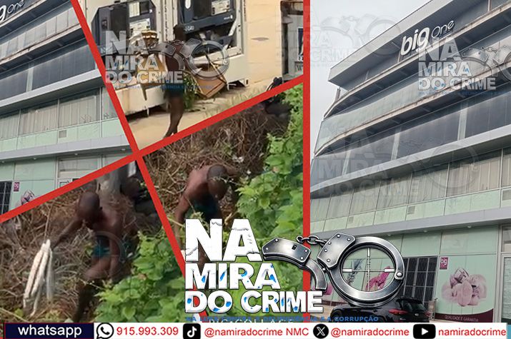 Após encerramento judicial: Supermercado Big One saqueado por marginais - moradores dizem que a polícia "assobia de lado"