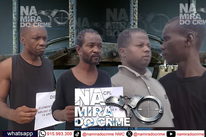 DIIP-Luanda recolhe predadores sexuais da capital - Para além de violadores de filhas, um colocou droga na bebida do amigo e da esposa e violou a senhora na calada da noite