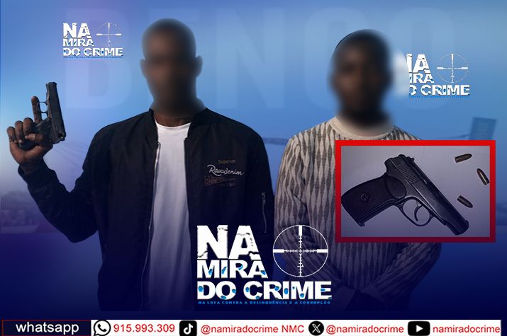 No Bengo: Supostos agentes da URP e do SIC detidos por alegada tentativa de roubo de motorizada com recurso a arma de fogo