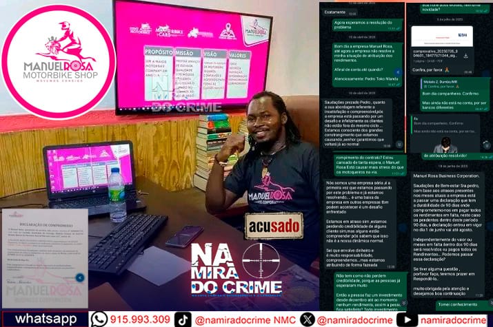 Negócio mal-parado em Luanda:  Cidadão reclama  dívida milionária e aponta incumprimento contratual pela empresa de gestão de motorizadas