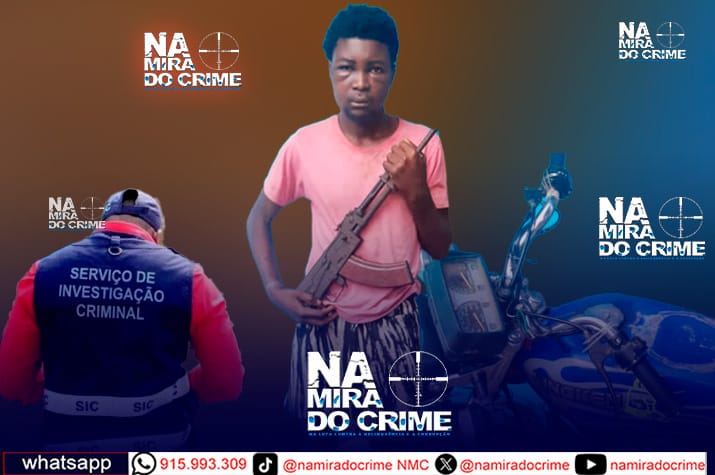 Bandido "Cahoio" que assaltava moto-taxistas em Malanje com arma de fogo caiu nas mãos do SIC