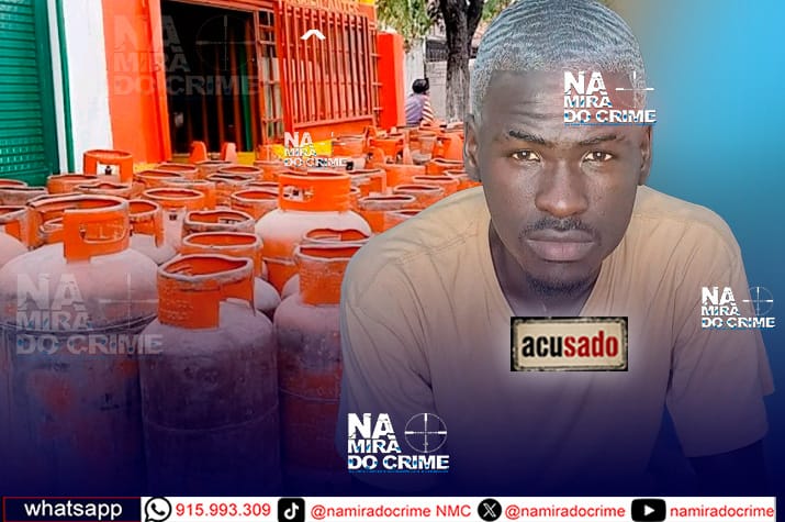 Motoqueiro de 28 anos acusado de roubar mais de 150 botijas de gás e cerca de 350 mil kwanzas na Samba