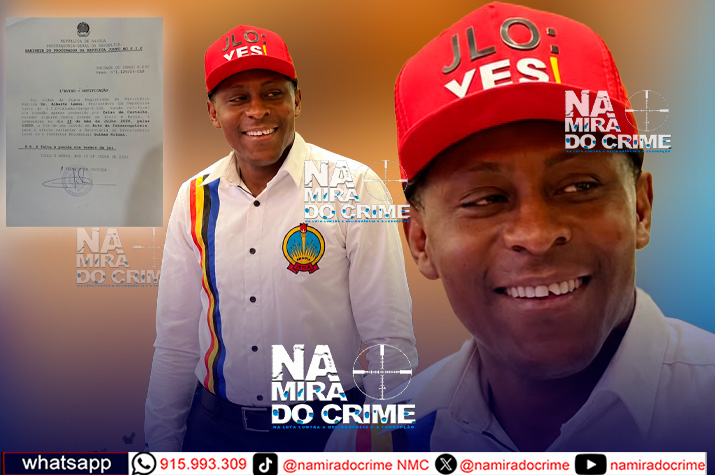 PGR notifica ex-administrador do Zango por alegados crimes de invasão de residência, agressão física e roubo de arma de fogo