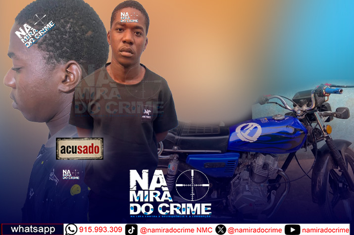 Denunciado pelo Na Mira do Crime: DIIP-Calumbo captura "Manamena" quando comercializava motorizada roubada em Luanda