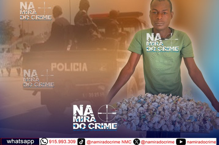 Polícia detém “Bicho Mau” por suspeita de venda de liamba na via pública no Panguila