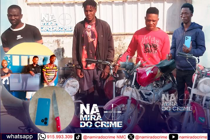 Operação "Cacimbo II" recolhe membros de associação criminosa envolvidos em roubos de motorizadas e assaltos a residências com arma de fogo na Matala